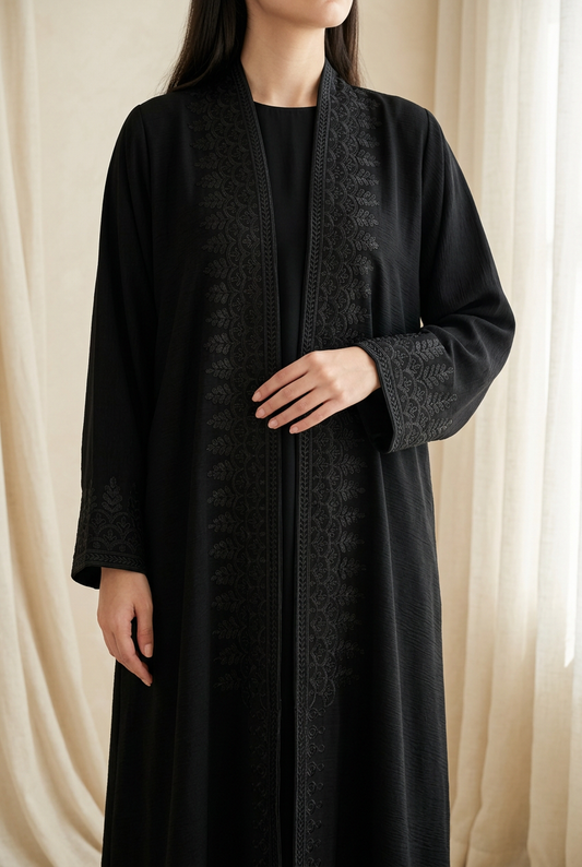 FLORA abaya in your reference pose